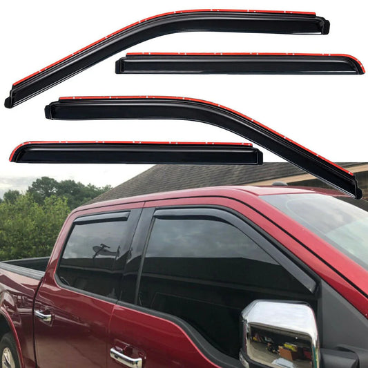 In-Channel vs Stick-On Rain Guards: Which Is Better for Your Truck?