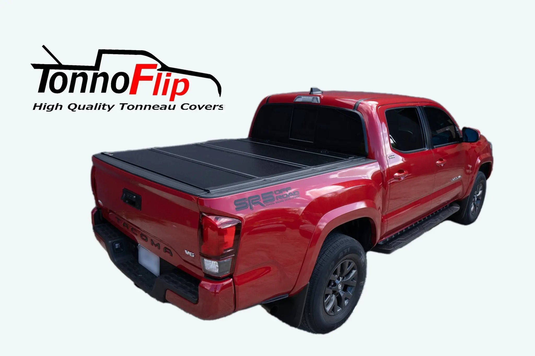 Toyota Truck with the TonnoFlip Truck Bed Cover 