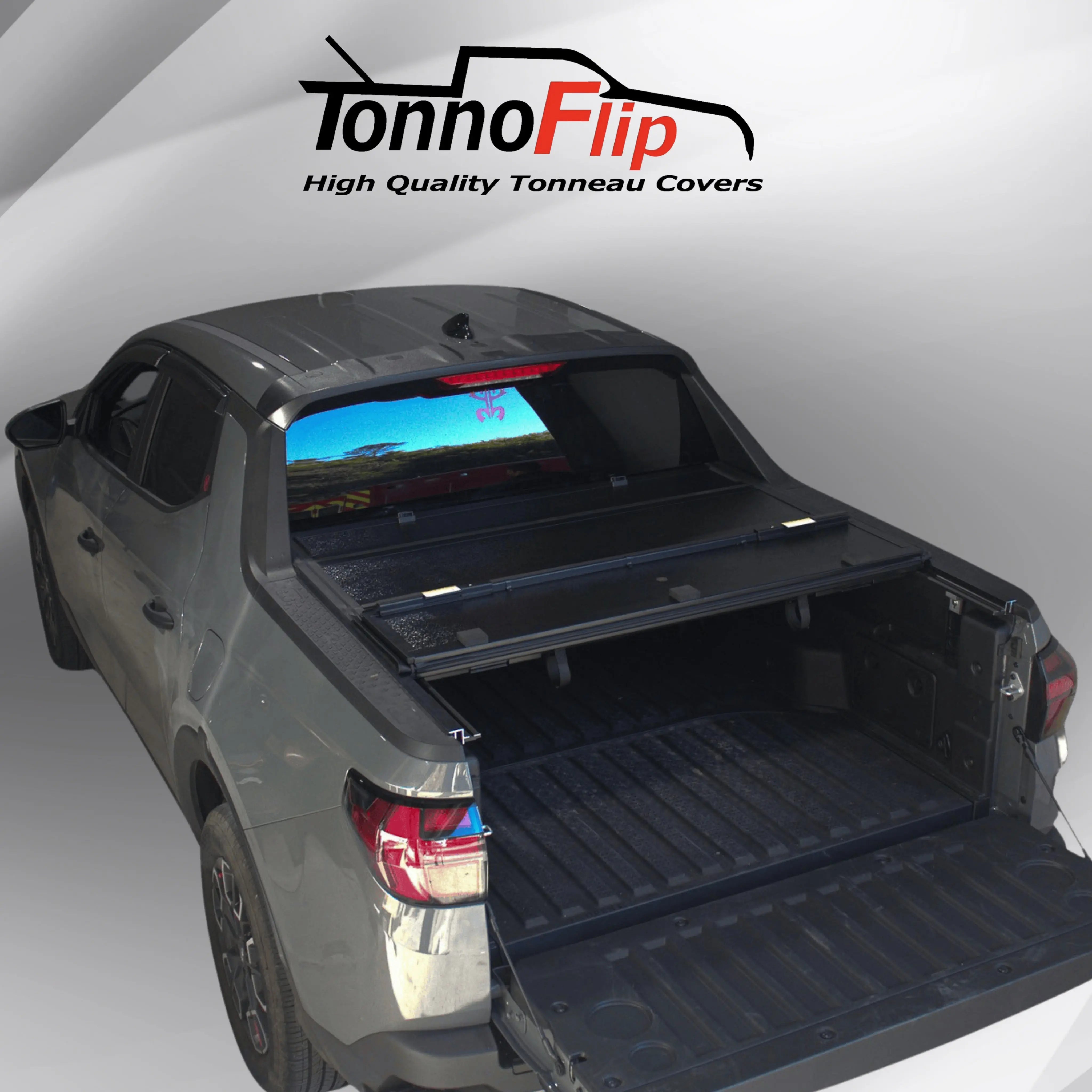 hyundai Santa Cruz bed cover tonnoflip